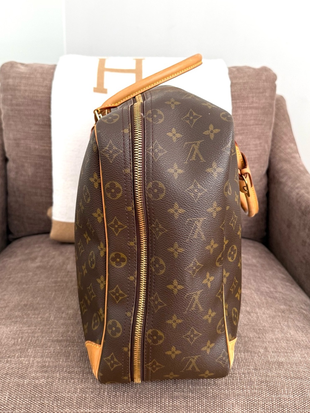 Authentic Louis Vuitton Sirius 45 travel bag brown monogram M41408 LV unisex - Picture 9 of 16